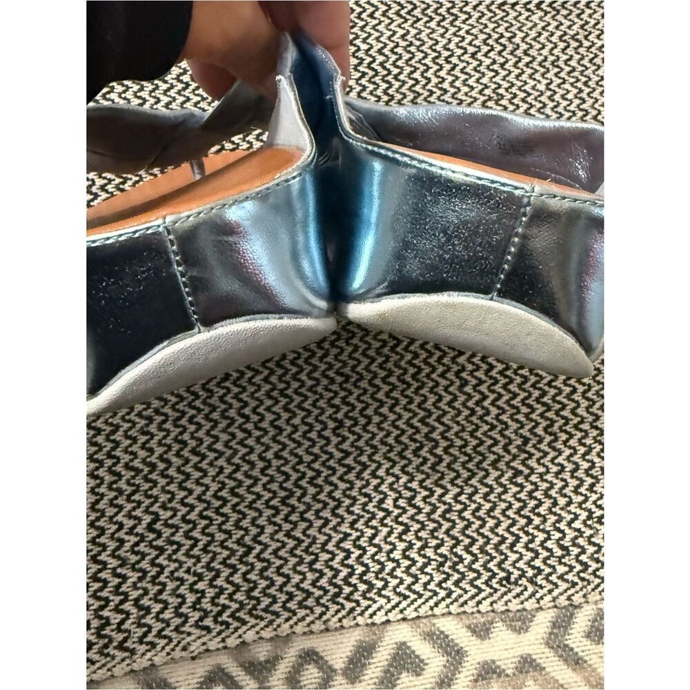 FitFlop Metallic Sky Blue Twiss Open Toe Sandals - Picture 7 of 9